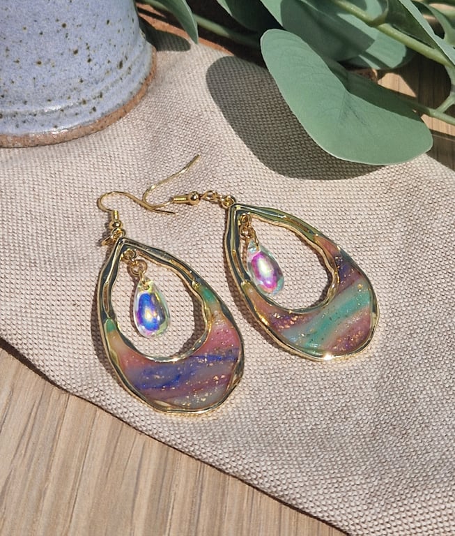 Polymer Clay Earrings: Pretty Pastels