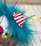 Spun Cotton Clown Hanger in Blue - Image 8