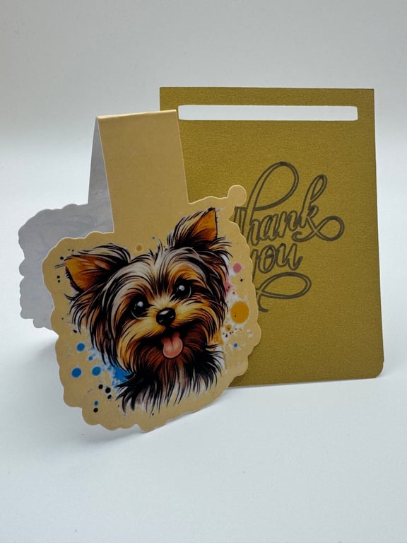 Cute Puppy Portrait Magnetic Bookmark