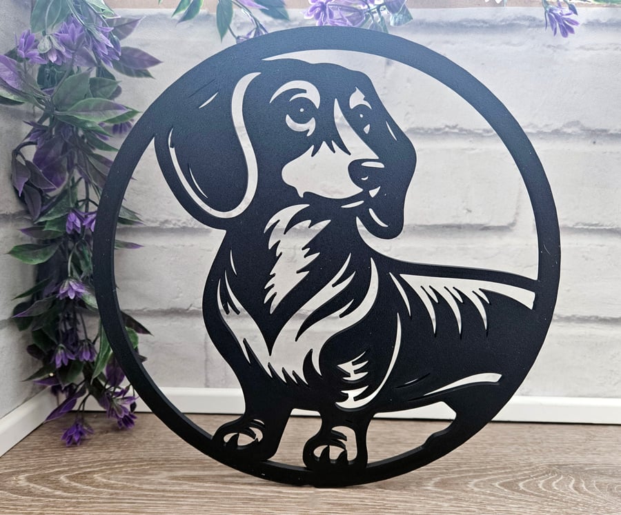 Dachshund wall art Large, pet dog art