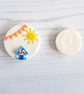 Seaside themed magnetic needle minder, polymer clay ONE supplied - Image 3