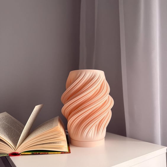Table Lamp 3D Printed Sculptural Modern Bedside Light
