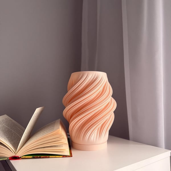Table Lamp 3D Printed Sculptural Modern Bedside Light