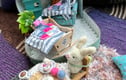 Dolls house in a suitcase collection