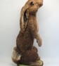 Moon Gazing Hare Needle Felt