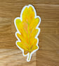 Yellow Oak Leaf Fridge Magnet - Image 3