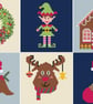 6 Christmas Needlepoint Charts PDF Vol 2 - Festive Tapestry Patterns