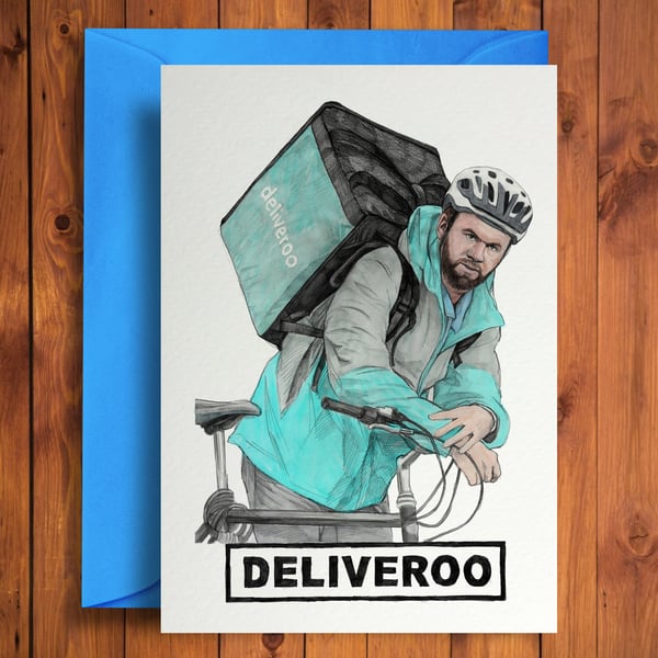 Deliveroo - Funny Birthday Card