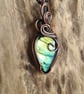 Natural Labradorite & Copper Pendant Necklace Gift Crystal Jewellery Jewelry - Image 10