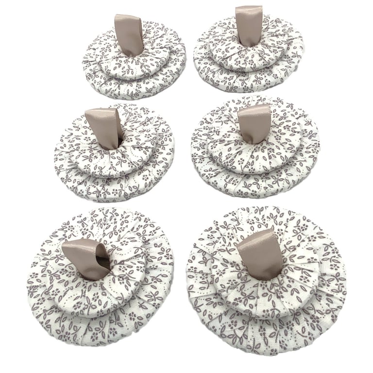 Set of 6 - 6cmx4cm Hand wrapped Steel Sewing Pattern Dressmaking Paper Weights