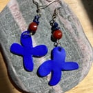 Blue earrings