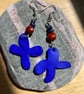 Blue earrings