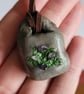 Polymer Clay Pendant, Realistic Stone Necklace, Amethyst Gemstone Jewellery