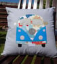 Campervan Cushion  (free postage UK) - Image 1