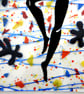 Handmade Fused Glass 'The Dancer' Picture - Image 3