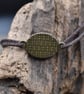 Adjustable Resin Bracelet with Pressed Bud and Leaf, Waxed Cotton Cord - Image 7