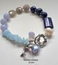 Designer Multigemstone Hand Made Chakra Designer Charm Bracelet  - Image 4