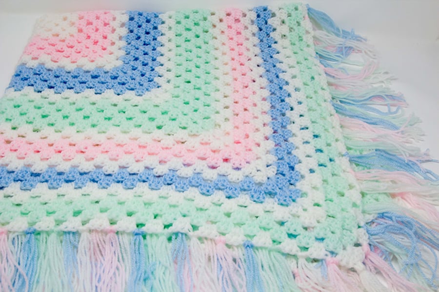 Pastel Baby Blanket