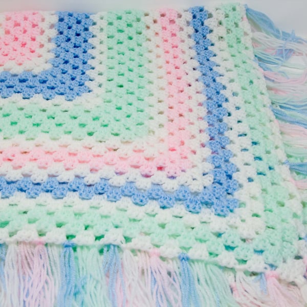 Pastel Baby Blanket