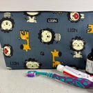 Child’s washbag. Child’s toiletries bag.