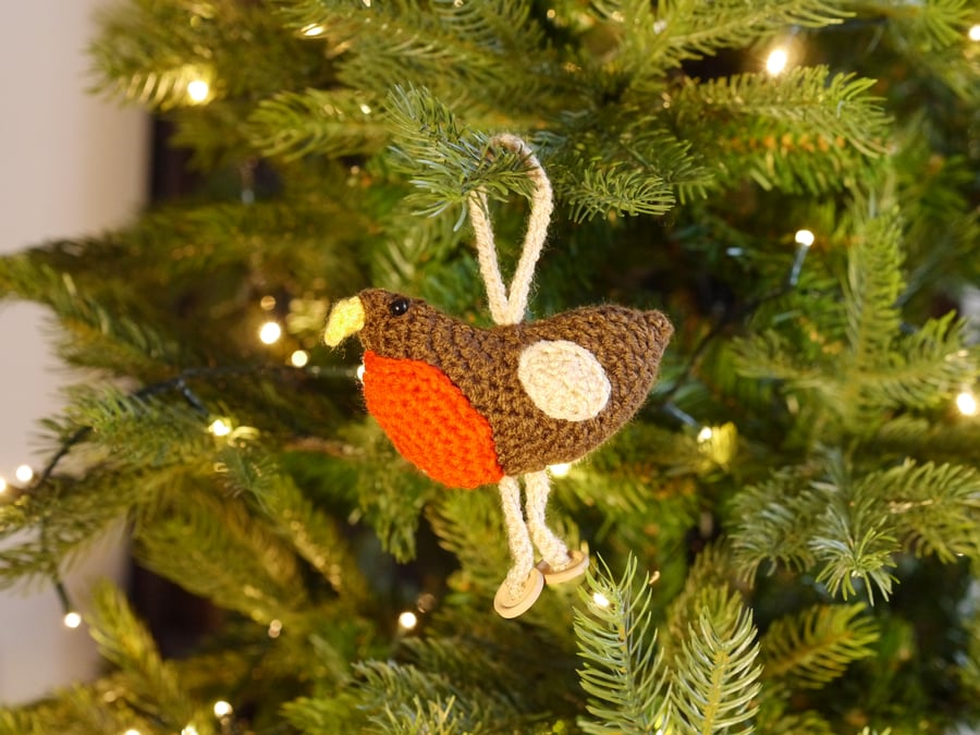 Crochet Robin Decoration