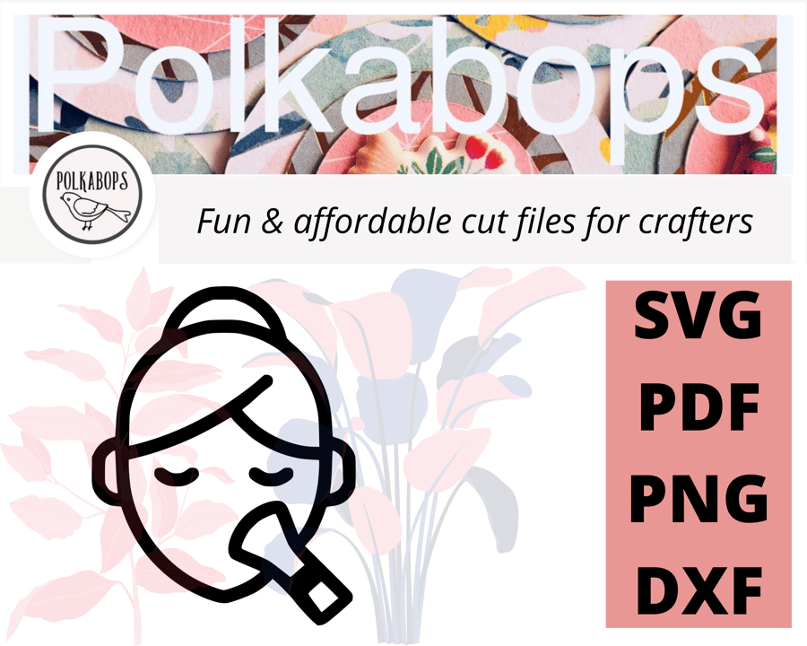 Make up beauty spa cut file .SVG .PNG .PDF .DXF Cricut Silhoutte