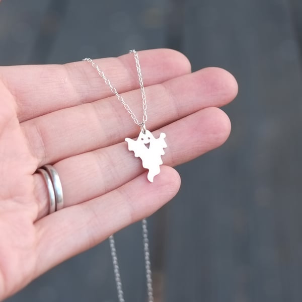 Happy Little Ghosty Necklace