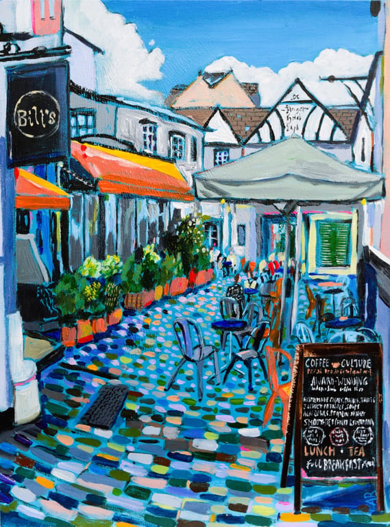 Giclee Print - Between Coffee and Conversations