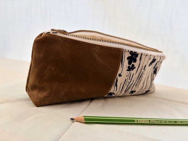 Flower Patterned Pencil Case
