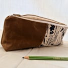 Flower Patterned Pencil Case