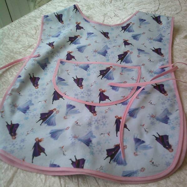 Child's Tabard Apron with Characters from Frozen