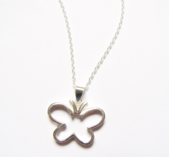 Sterling Silver Butterfly Pendant