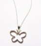 Sterling Silver Butterfly Pendant - Image 1