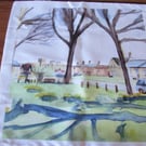 Bamburgh Village Cushion Cover