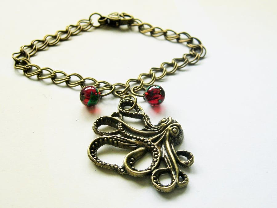 Steampunk Octopus Bracelet