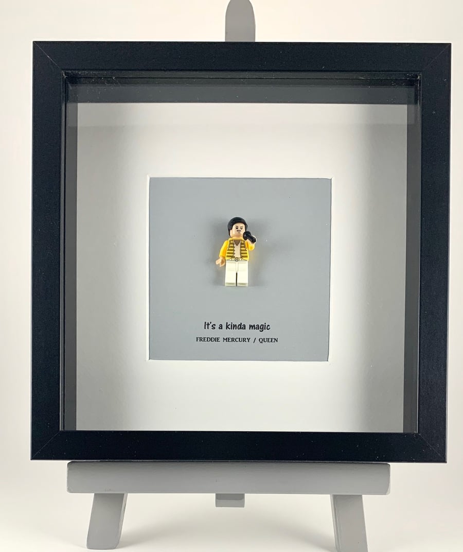 Freddie Mercury mini Figure frame.