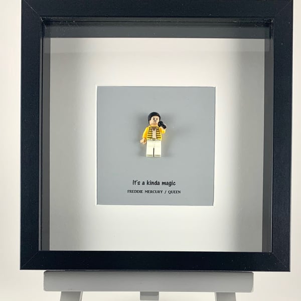 Freddie Mercury mini Figure frame.