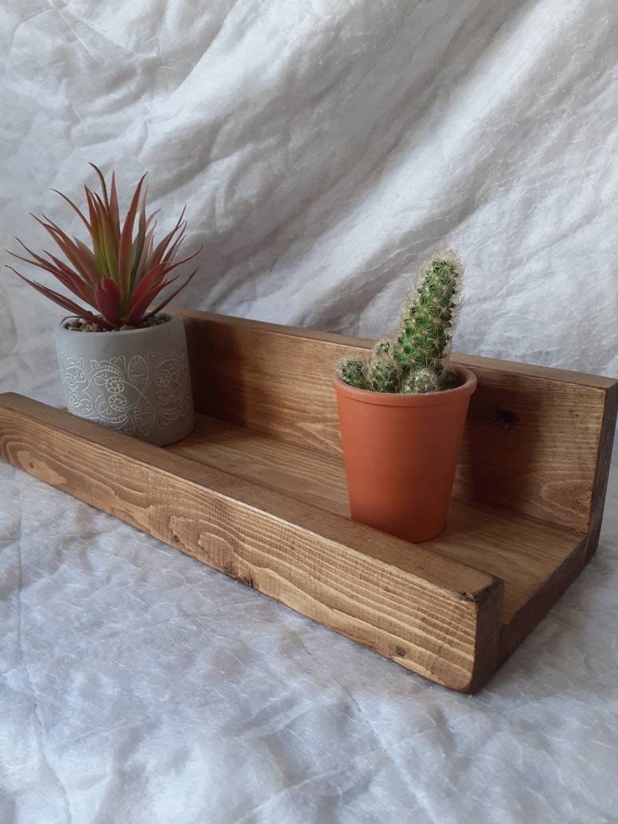 Wooden Picture Ledge Shelves 14cm