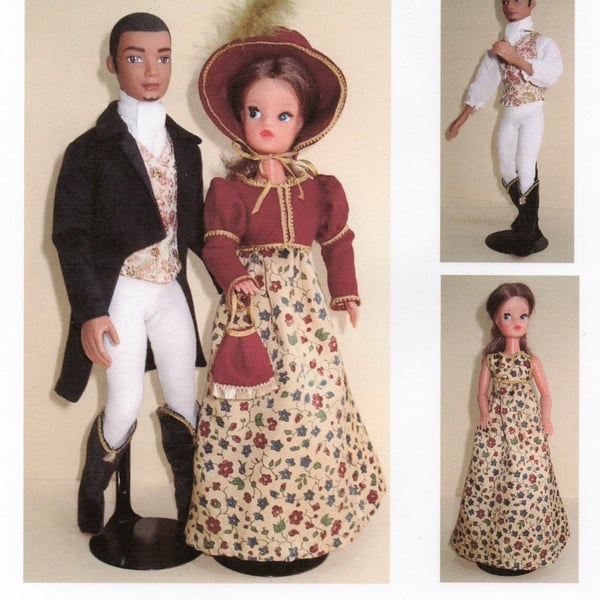 Sindy Doll Sewing Pattern, "Bridgeton Style"