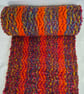 21.Handspun and Handwoven Statement Long  Scarf in Merino Wool. - Image 5