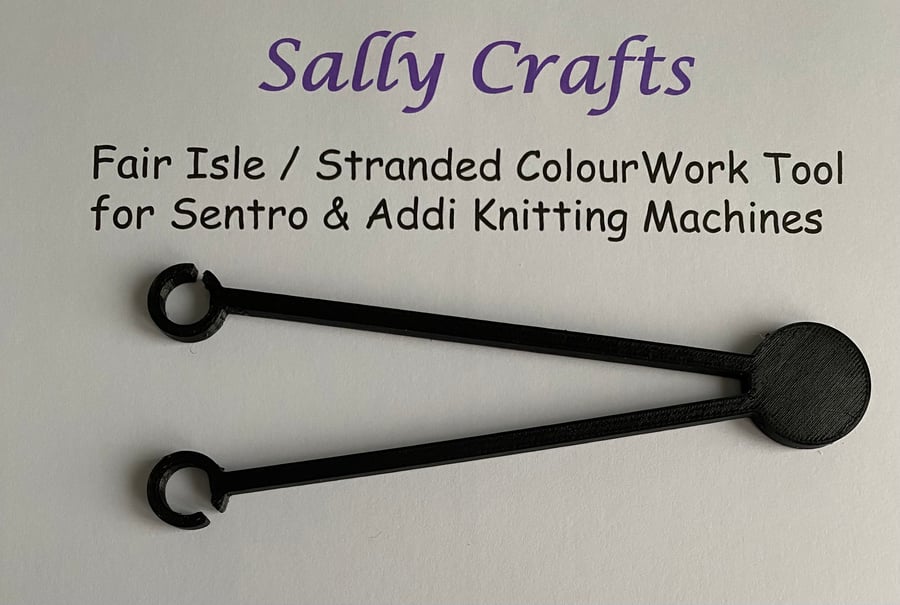 Stranded Colorwork Knitting Technique Tool for Sentro & Addi knitting machines