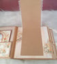 Vintage Handmade Scrapbook Album Holds 28 Photos. Floral & Lace Design - Image 7