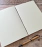 Hand Bound A5 Coptic Stitch Journal with Ginkgo Leaves - Image 6