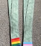 Green writing 100% Cotton Lanyard - Image 2