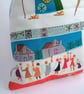 Christmas Gift Bag - Nativity reusable fabric mini sack - Image 6
