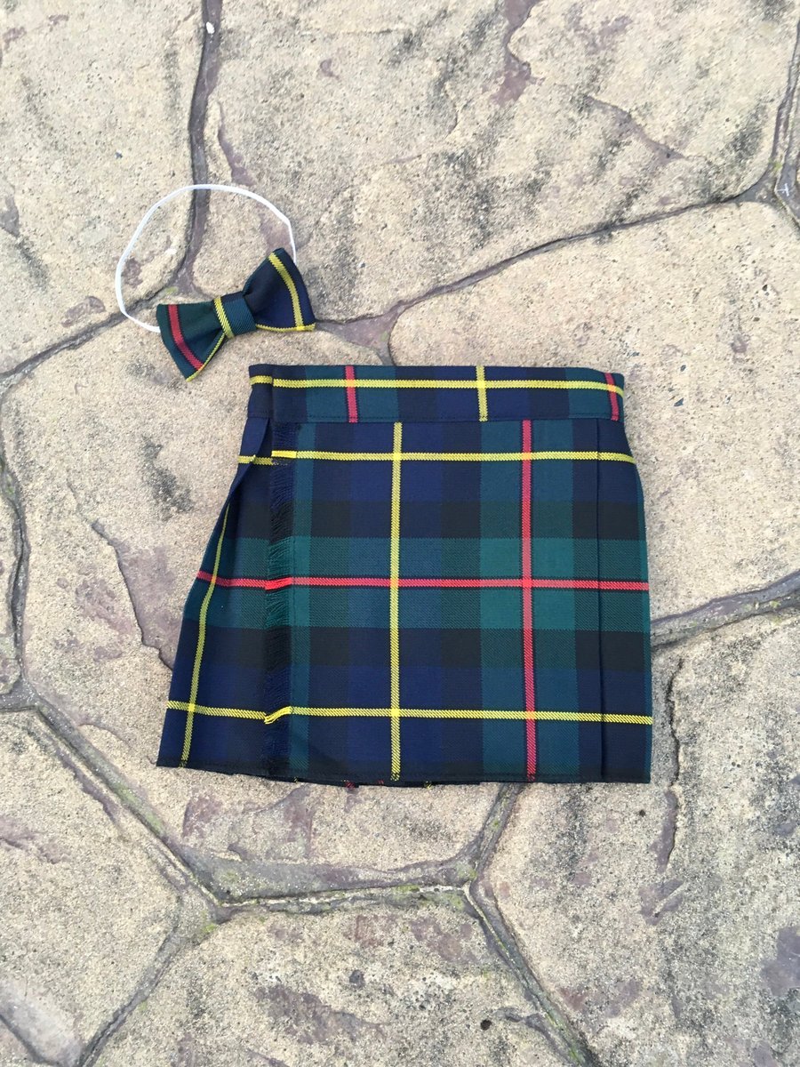 MacLeod Tartan Kilt and Bow Tie for babies , children