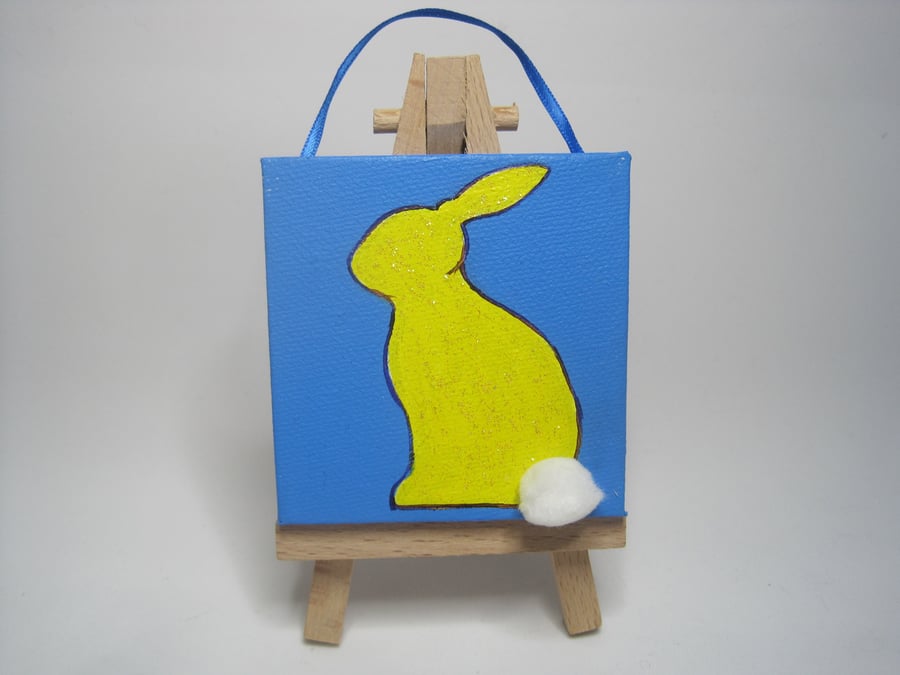 Bunny Rabbit Original Mini Painting SALE