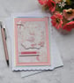 Friends Sewing Card Sew Glad We're Friends Sewing Mouse Quilting Patchwork - Image 1