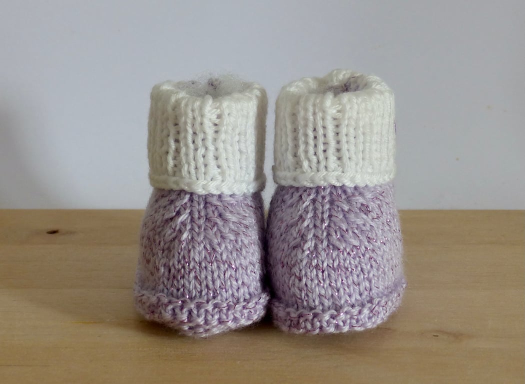 Knitted Baby Booties
