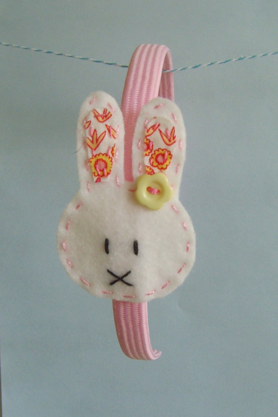 hairband handmade Rosie rabbit